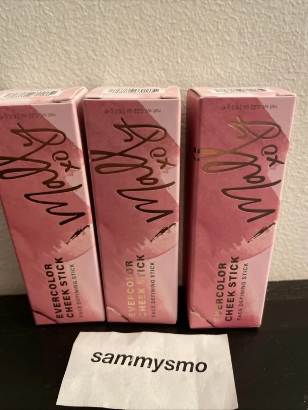 MALLY BEAUTY Evercolor Cheek Stick In ROSE & SHINE, x3